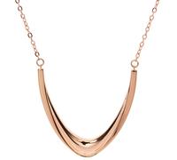 COLLANA DONNA CK MODELLO SHADE CATENA ORO ROSA PVD E ACCIAIO LUNGHEZZA 50 Cm