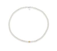 Collana Donna COMETE FILI PERLE ACQUADOLCE ORO SFERA ROSÈ codice FWQ294