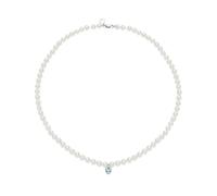 Collana Donna COMETE PERLE D'AMORE ORO DIAMANTE ACQUAMARINA codice FWQ323