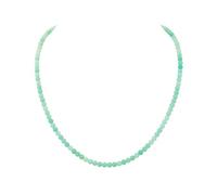 Collana Donna con Pietre Preziose Naturali - Rubino, Zaffiro, Smeraldo, Ametista - Oro 18K, 45 cm, Chiusura a Moschettone Regolabile, Diamante 10 mm