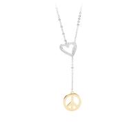 Collana Donna Cuore e Pace Sagapo con Ciondolo Pendente Sagapò SLP04 S'agapo