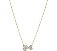 Collana Donna FOSSIL PAPER GLITZ JF03941710 Acciaio Gold Dorato Cuore