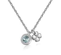 Sagapo Collana Quadrifoglio Donna Acciaio Portafortuna Sagapò SKT02 S'agapo
