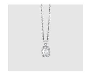 COLLANA DONNA IN ACCIAIO CRISTALLI E ZIRCONE