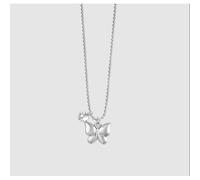 COLLANA DONNA IN ACCIAIO FARFALLA E ZIRCONE