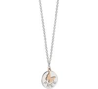 Collana Donna JACK & CO. JCN0543 Argento 925% Charms Rosè Pendente Farfalla