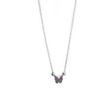 Collana Donna JACK & CO. JCN0607 Argento 925% Farfalla Swarovski Pietre Viola