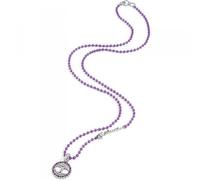 COLLANA DONNA JUST CAVALLI,NEON SCABF11,VIOLA CON CRISTALLI,ALLUMINIO JC,SNAKE