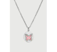 Collana Donna Liu Jo Complicity Acciaio Zirconi Rosa LJ1608 Charm Farfalla