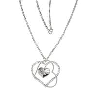 Collana Donna LIUJO LJ697 in Ottone con Cuore e Pietre 60 cm