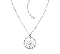 Collana Donna LIUJO LJ703 in Acciaio con Pendente Logato e Pietre 80cm