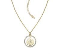 Collana Donna LIUJO LJ706 in Ottone Dorato con Pendente Zirconato 60 cm