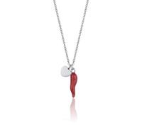 Collana Donna Luca Barra CK1519 Con Cornetto Rosso E Cuore