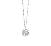 Collana Donna Luca Barra CK2068 In Acciaio Con Rosa Girevole