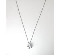 Collana Donna Luca Barra CK2137 Punto Luce In Acciaio Con Zircone