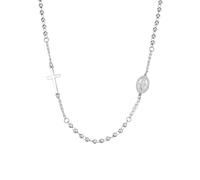 Collana Donna Luca Barra CK2153 In Acciaio Del Rosario