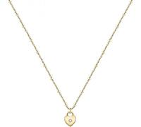 Collana Donna Morellato ABBRACCIO SAUB15 Acciaio Cuore a Lucchetto pvd Oro
