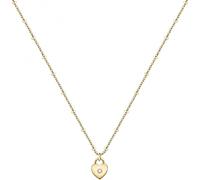 Collana Donna Morellato ABBRACCIO SAUB15 Acciaio Cuore a Lucchetto pvd Oro