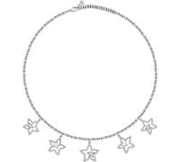 Collana Donna Morellato DOLCEVITA SAUA02 Acciaio con Ciondoli Stella + Zirconi