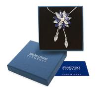 Collana donna oro bianco Swarovski Elements originale G4L cristalli stella neve