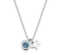 Collana Donna S'Agapõ Acciaio Cristallo Pendente Stella