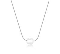 Collana Donna S'Agapõ Acciaio Perla Centrale