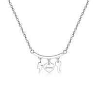 Collana Donna Sagapo Cuore Chiave Saetta Acciaio STY02 STY03 Amore S'agapo