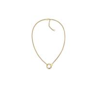 Tommy Hilfiger Jewelry Collana a Catena da Donna in Oro Giallo con un Charm Rotondo - 2780945