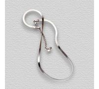 COLLANA DONNA UOMO RODIATA ARGENTO 925 MAGLIA SNAKE LUNGHEZZA 45 + 5 CM