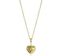 Collana Donna Viceroy Acciaio IP Dorato Con Pendente Cuore Doppio 42 + 3 CM