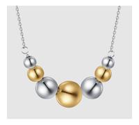 COLLANA DONNAIN ACCIAIO ED ACCIAIO IP GOLD