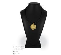 Collana Dorata Norfolk Terrier Con Immagine Di Un Cane Art Dog DE