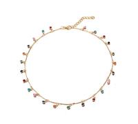 Collana d'oro della Boemia per Le Donne Collane all'Ingrosso di Gioielli Fatti a Mano con Catena di Pietre Colorate affascinanti Durability And Attraction