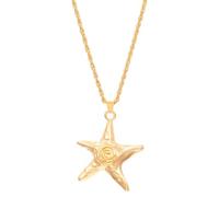 Collana d'oro stella marina donna collana pentagramma personalizzato partita vacanze estive compleanno San Valentino