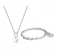 Sagapo Collana Quadrifoglio Donna Acciaio Sagapò SHAC54 S'agapo