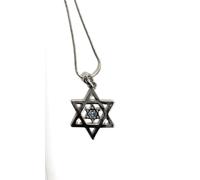 Collana ebraica "Stella di David" l'una dentro l'altra Fashion Lucky benedict...