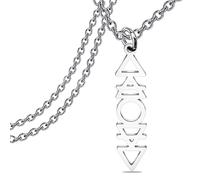 Collana Elemento Quattro Elementi Simboli Planetario Fuoco Terra Acqua Simboli Aria Collana Alchemica