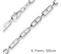 Collana Fantasia In Argento 4,7mm 50cm In Argento 925