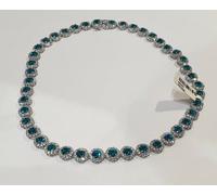 COLLANA FANTASIA TONDO CON ZIRCONI COLORATI E GIRO ZIRCONI (PRC0016, PRC0018...)