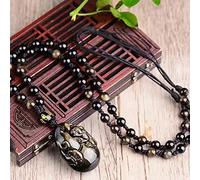 collana Feng Shui Guarigione Collana di Cristallo Fortunato Wu Lou Pi Xiu Fascino Collana Equilibrio Ossidiana Dorata Naturale Ricchezza Amuleto Attrarre Prosperità Amore Fortuna Denaro, Corda Ordinar