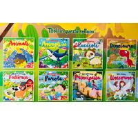 COLLANA FIABINE DA 8 TITOLI - 10 pagine 18.5 x 1.5 x 18.2 cm