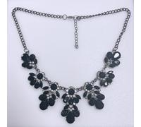 Collana Fiori Cristallo Strass Elegante Girocollo da Donna Regolabile 8 - Colori