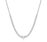 Collana Gioiello Donna Cuore Zirconi Acciaio Sagapo SDZ147