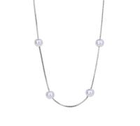 Collana Girocollo a Catena Spessa con Perle esagerate da 6 mm Collana da Donna in Acciaio Inossidabile di Moda goticaDurability
