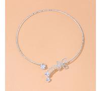 Collana Girocollo Aperta Con Strass Creativi Ornamenti Per Donne Di Lusso