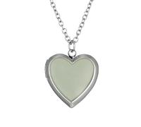 Collana girocollo classica a forma di cuore incandescente per le donne ciondolo medaglione femminile gioielli luminosi accessori regalo pratico e intelligente