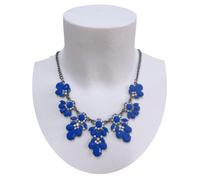 2 paia Orecchini Grande Cerchio Fiori cristalli da Donna Elegante Modulare Ro/Ro