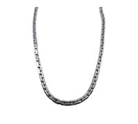 Collana girocollo con maglia a scatola