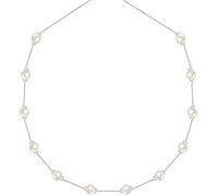 Collana girocollo da donna con perle sintetiche, collana corta, idea regalo, lavorazione alla moda