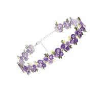 Collana girocollo in pizzo alla moda per le donne accessorio portatile per appuntamenti notturni e feste forniture girocollo lunghezza regolabile, Misura unica, come descritto, come descritto